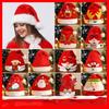 Santa Claus DIY Christmas Hat Toy Elk Santa Snowman Hat Creative Kids Xmas Arts Hats  Toddlers