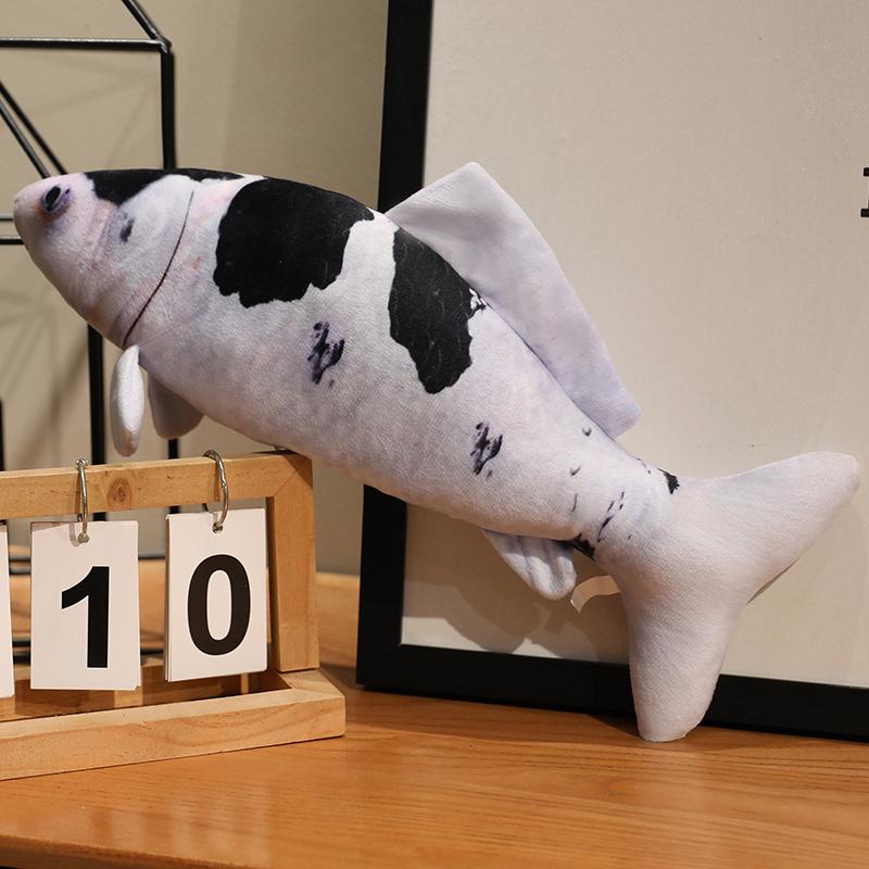 30-100cm Simulation Koi Fish Plush Toy Pillow Lifelike Colorful Red Gold Goldfish Plush Toy Home Decoration Gift For Children