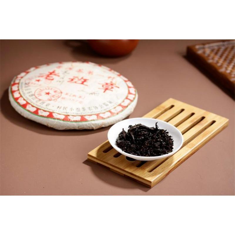 Old Ban Zhang Tea Ripe Puerh Tea Cake Cooked Old Puerh Tree Black Tea Health357g