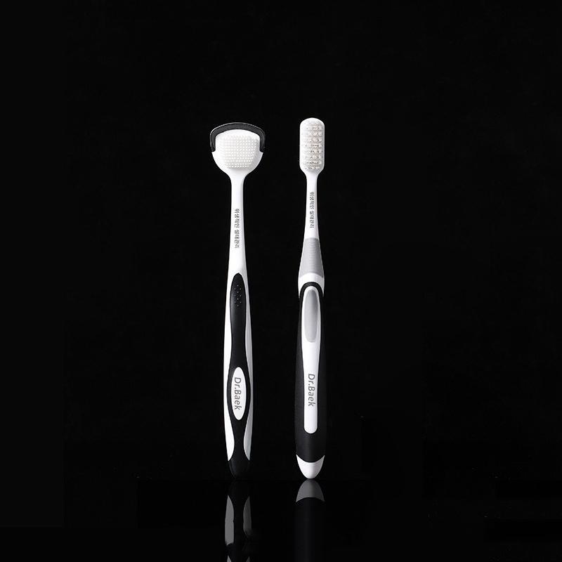 Oral Care Toothbrush Mouth Fresh Breath Scraping Dual Uses Tongue Scraper Cleaners Reusable Oral Health Cleaning Brush Hygiene