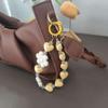 Cute Beaded Phone Charms Eco-friendly Material Heart Flower Design Safe Pendant for Phone Bag Purse Holiday Gift