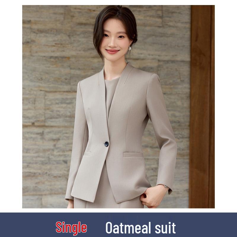 Professional Two-Piece Suit Dress for Business or Salon Wear