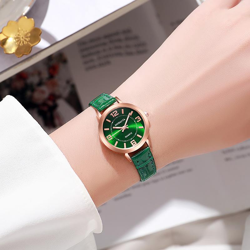 Ladies Belt Watch Simple Luminous Fashion Ladies Small Round Watch