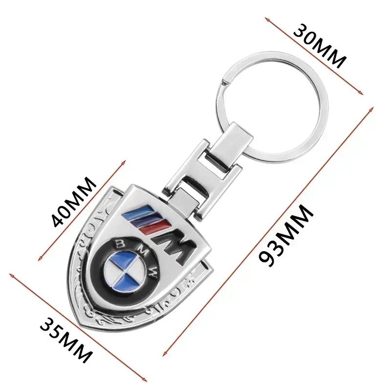 Nieuw 2025 Auto Voor BMW 1 stuks Autosleutelhanger Creatieve dubbelzijdige epoxy metalen sleutelhanger Voor BMW M E39 E36 E60 E90 E3A4 E46 F30 F10 F2