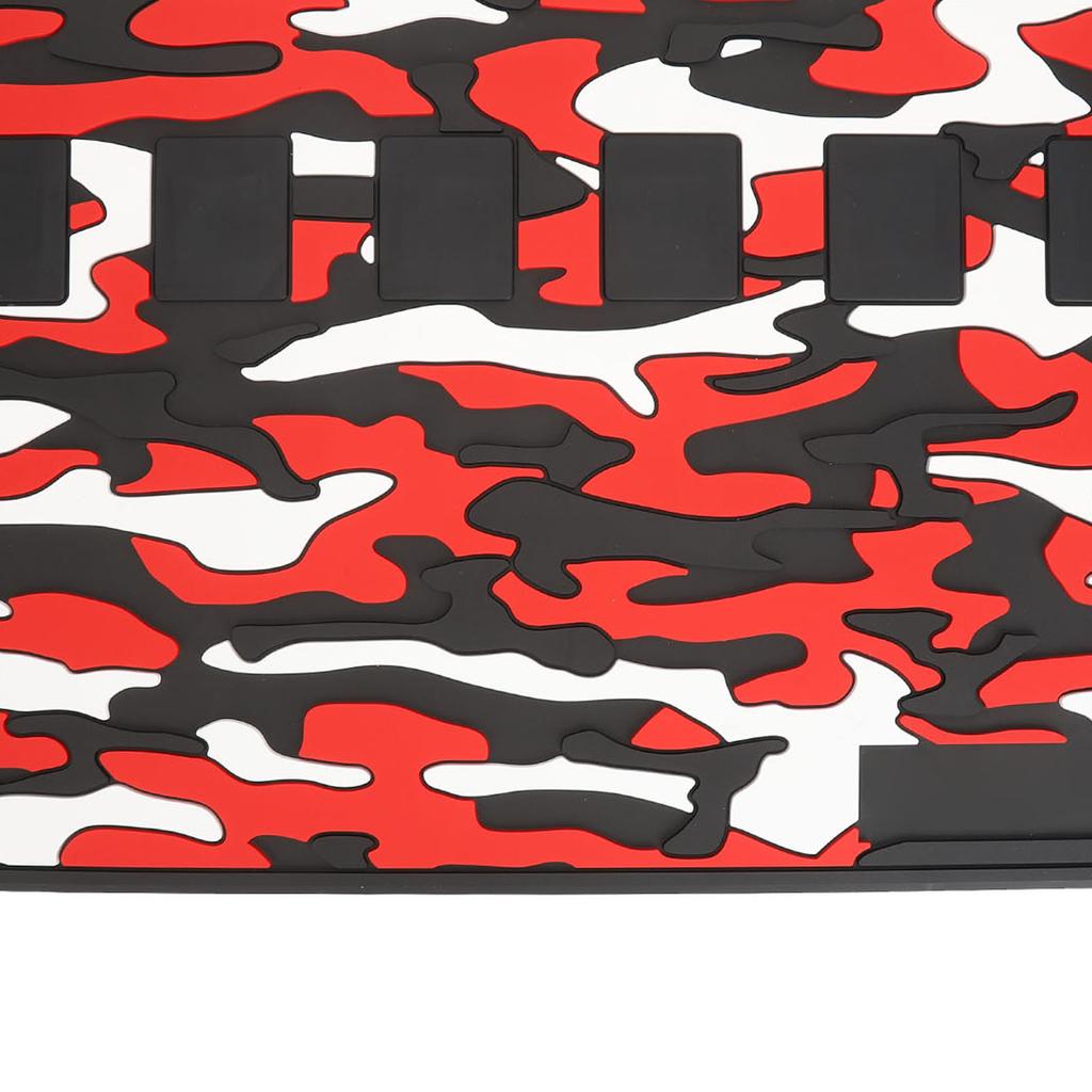 Magnetic Barber Mat Camouflage Print Prevent Slip Silicone Barbershop Work Station Pad for Clippers Scissors