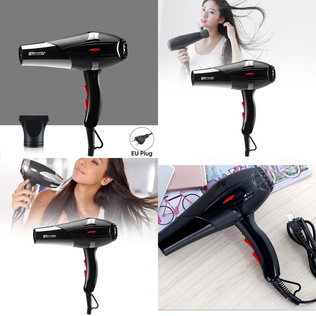 Professional Hair Dryer With Concentrator Nozzle For Home And Salon Use