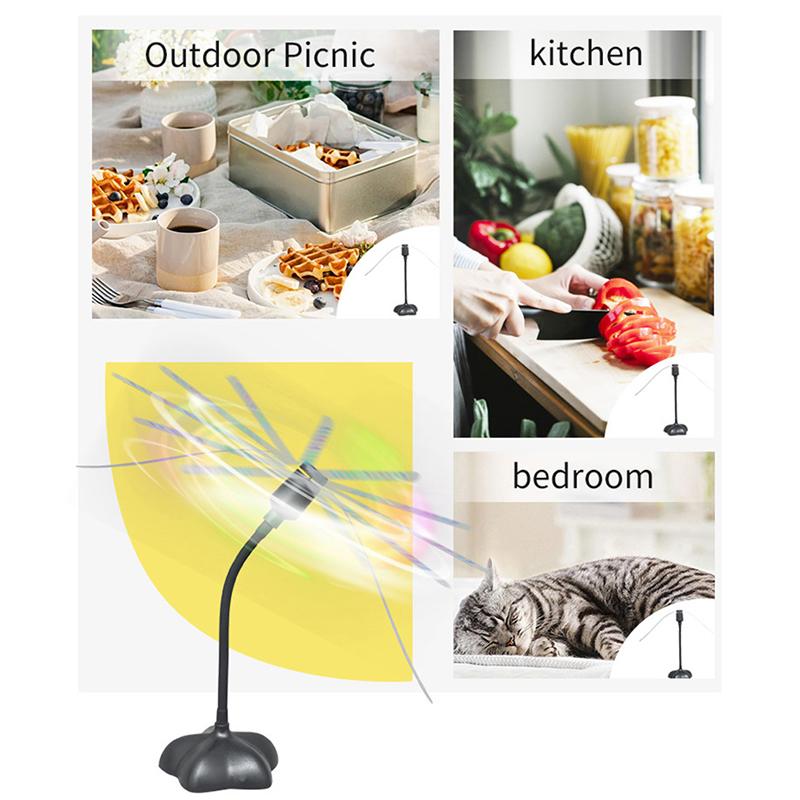 Столи Акумуляторні вентилятори Fly Away Fly Repellent For Outdoor Picnic Table Fan