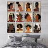 BigWig Prints Black Girl Wall Art - Hair Salon Wall Decor, Black Woman Art, Hair Salon Pictures Decor, n n Artwork for Stylist, Beauty Shop