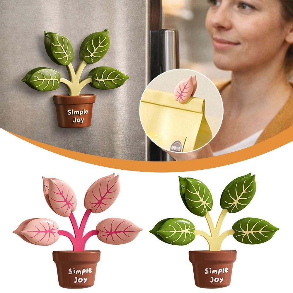 Plant Sealing Clips Portable Packaging Bag Sealing Clips New Refrigerator Magnets