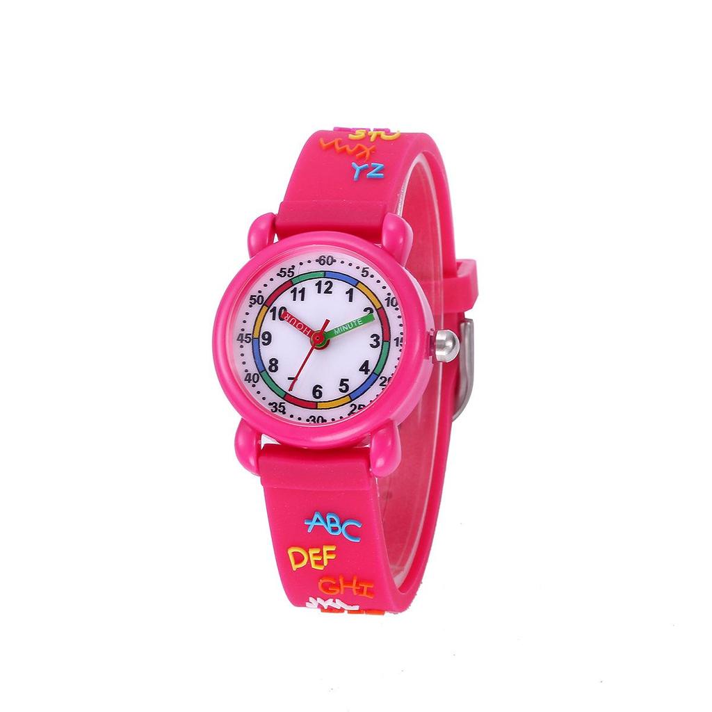 Children's 3D Cartoon Waterproof Quartz Watch for Primary School Students