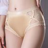 French Panty Damenunterwäsche Sexy Spitzenhöschen Mädchen Splicing Bow Slips Plus Size Hohe Taille Nahtlose Unterhose Dessous
