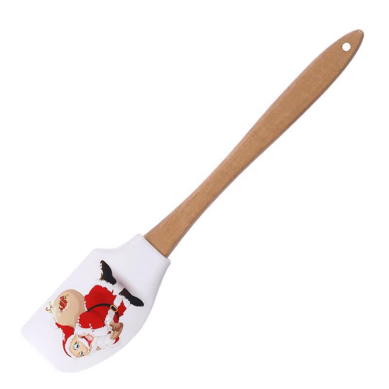 MDNG Christmas Santa Silicone Spatula Set (2-Pack)