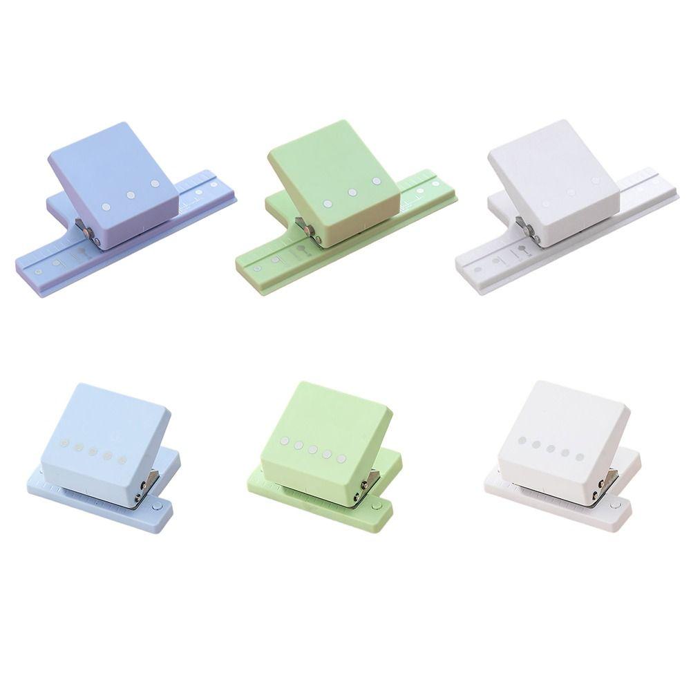 Mini Size Paper Hole Puncher 3/5-Hole DIY Book Page Stitcher Hole Punching Machine  School Office