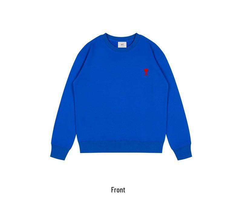 Autumn 2025 Men's Round Neck Printed Sweatshirt - Loose Casual Long Sleeve for Trendy Couples