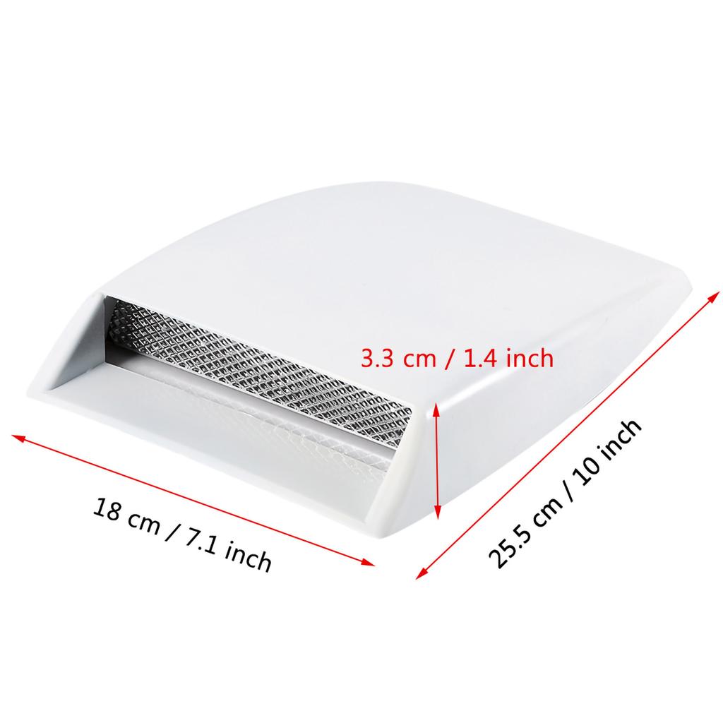 Car Air Outlet Covers Decoration Car Hood Scoop Air Flow Intake Vent Cover Decorative DIY Automotive Accessories Universal