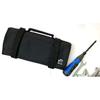 SK11 Roll Bag DX M 580ÁE00mm Tool Storage with Zipper Pocket Black/Red