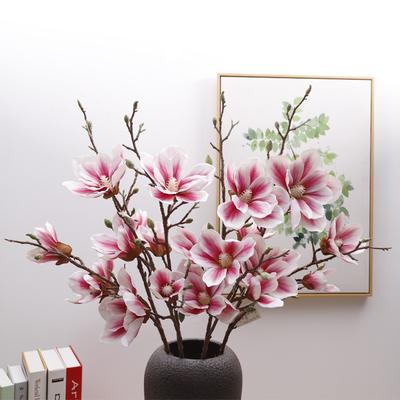 Wedding Fake Flower Decoration Home High Branch Floor 5 Magnolia Flower Simulation Flower