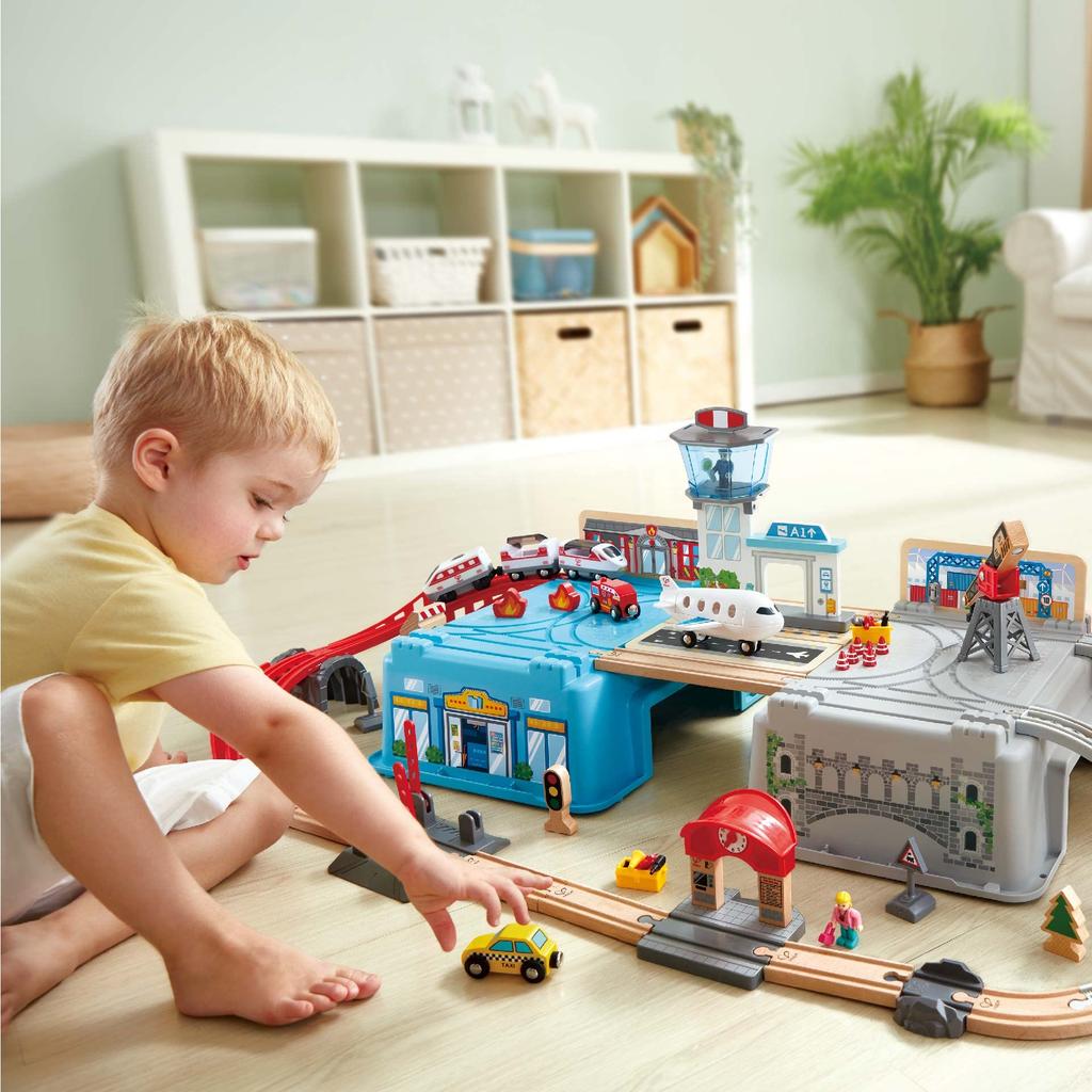 Hape Megacity Box Rail Set E3773