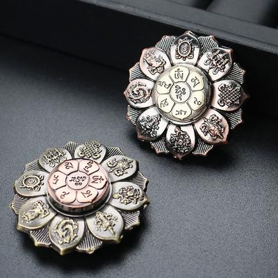 Zen Buddha Hand Spinner Metal Fidget Sensory Stress Relief Toys Fingertip Gyro Decompression Unique Edc Gadgets For Adults