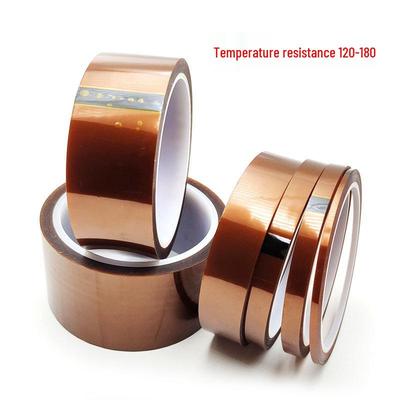 Gold Finger Lithium-Batterie Isolierband, 0,05 mm Dicke, Hitzebeständiges PET Amber, Auf Lager.