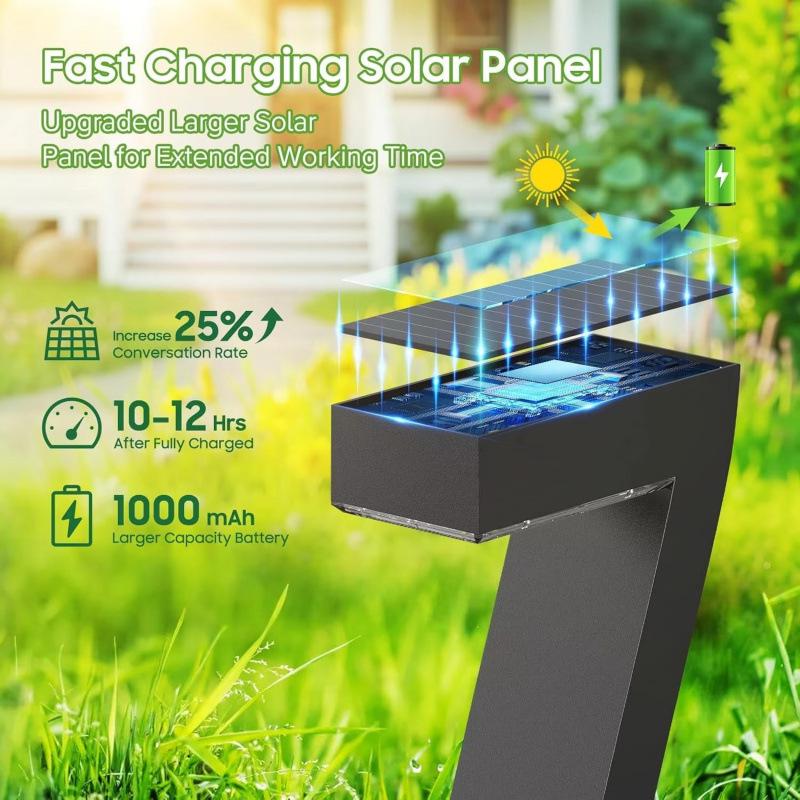 New Solar IP65 Waterproof Ultra-Bright Outdoor Patio Garden Light with Stake