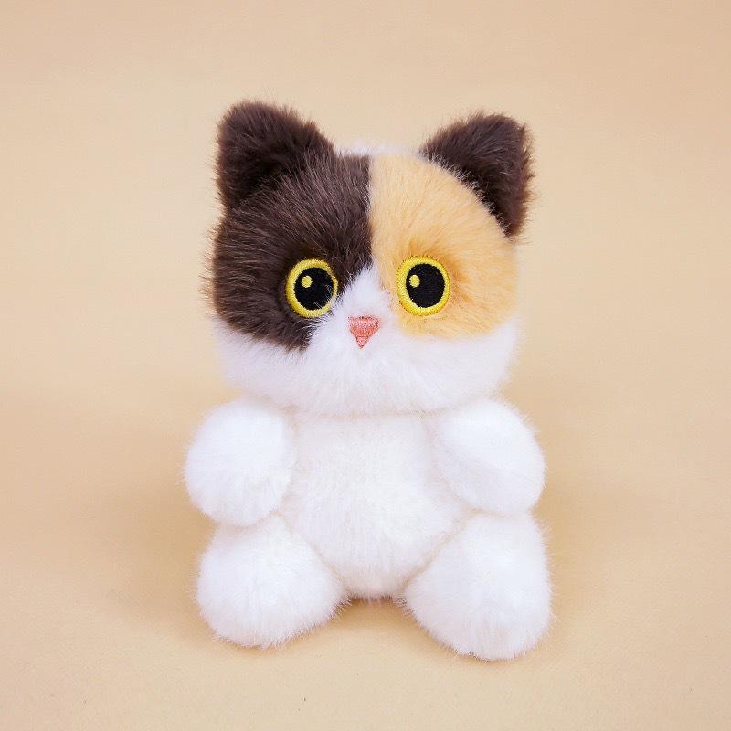 DuoAi Pose Cat Plush Toy Pendant - Simulated Cat Hugging Pillow for Children