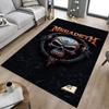 Megadeth Heavy Metal Skull Carpet For Playroom Bedroom Living Room Sofa Home Decor Kids Game Area Rug Nonslip Floor Mat