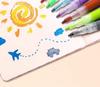 Glitter Acrylic Marker Pen for DIY Graffiti with Fluorescent Watercolor Effects