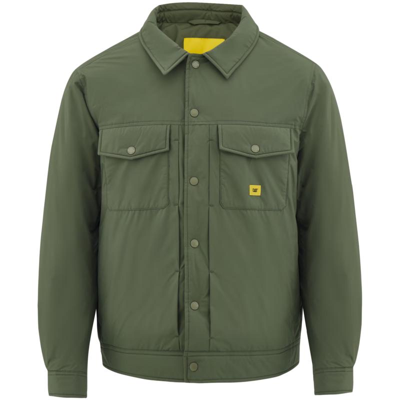 Мужская ретро-пуховая куртка в стиле рубашки CAT 3XL