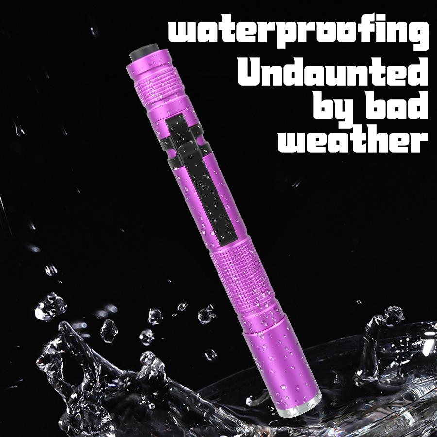 395nm Ultraviolet Flashlight Black Light Ultraviolet Lamp UV Flashlight Pet Urine Detector Resin Curing Use AAA Battery Torch