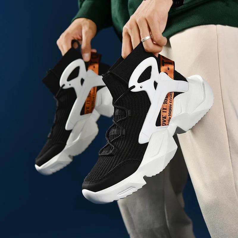 Men Running Shoes Outdoor Sneakers Trainer Jogging Cushioning Race Couple Off-road Shoes Luxury Shoes Mesh Breathable Non-Slip