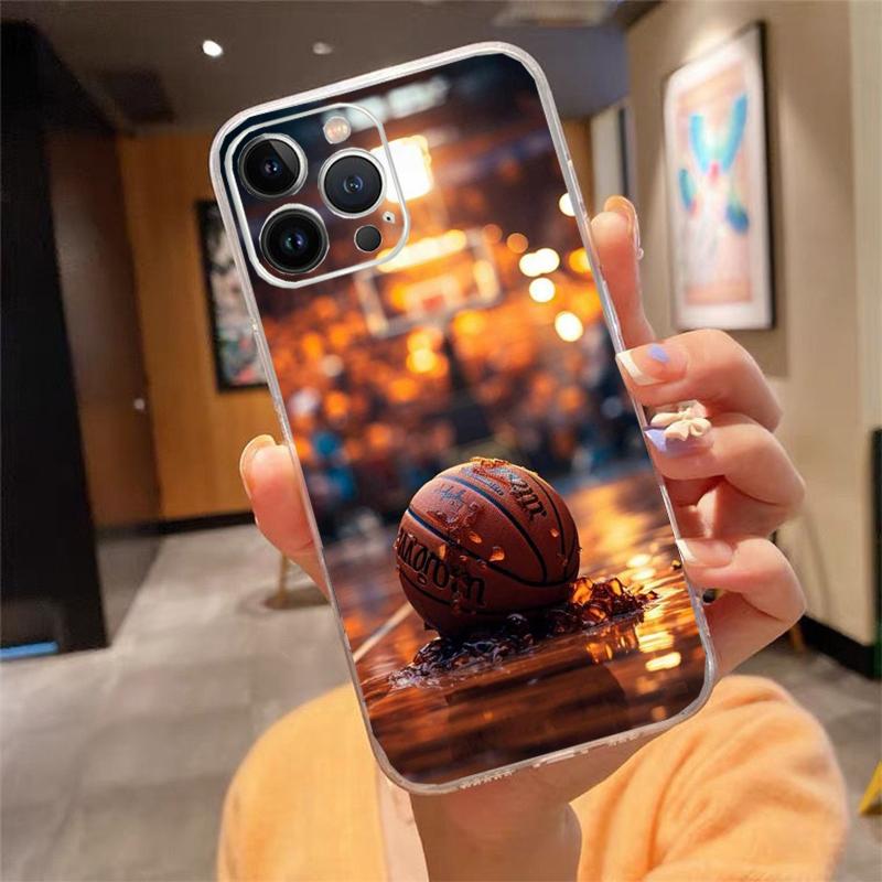

I love basketball Sport Phone Case Carcasa Funda For iPhone 17 Pro Max Air 16 15 14 13 Pro Max 15 16 Pro 15Plus Case iphone 14ProMax