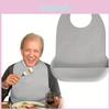 Grandi Bavoir in Silicone per Adulti Bavoir per Anziani Impermeabili Bavoir Tridimensionali per Cibo Bavoir in Silicone per Cibo
