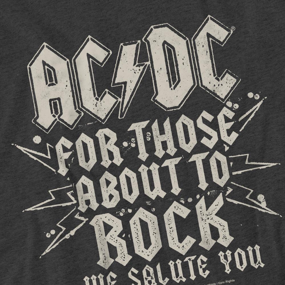 AC/DC Unisex Adult Salute T-Shirt
