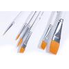Professionelle 6er-Set Malpinsel für Künstler Acryl Öl Aquarell Malerei, Nylon Pinselset