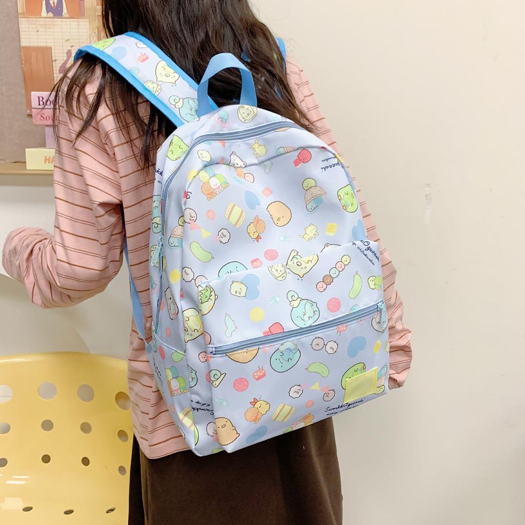 New versatile Japanese casual backpack cute college style lightweight backpack travel backpack bag simple