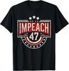 Impeach 47 Anti Trump Vintage Tee T-Shirt Unisex T-Shirt