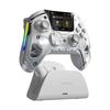 ManbaOne V2 PC Controller with LCD Switch 2 Hole Hole Rapid Fire Compatible with Switch and 1800mAh 4 Back Wired or Wireless Connection Multi-Function