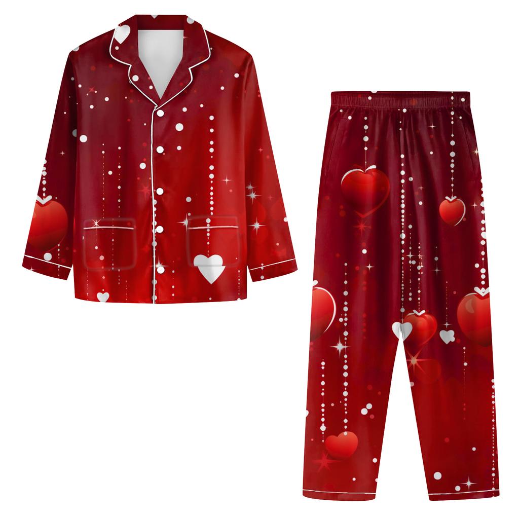 Ladies' Long Sleeved Long Pants Casual Home Set