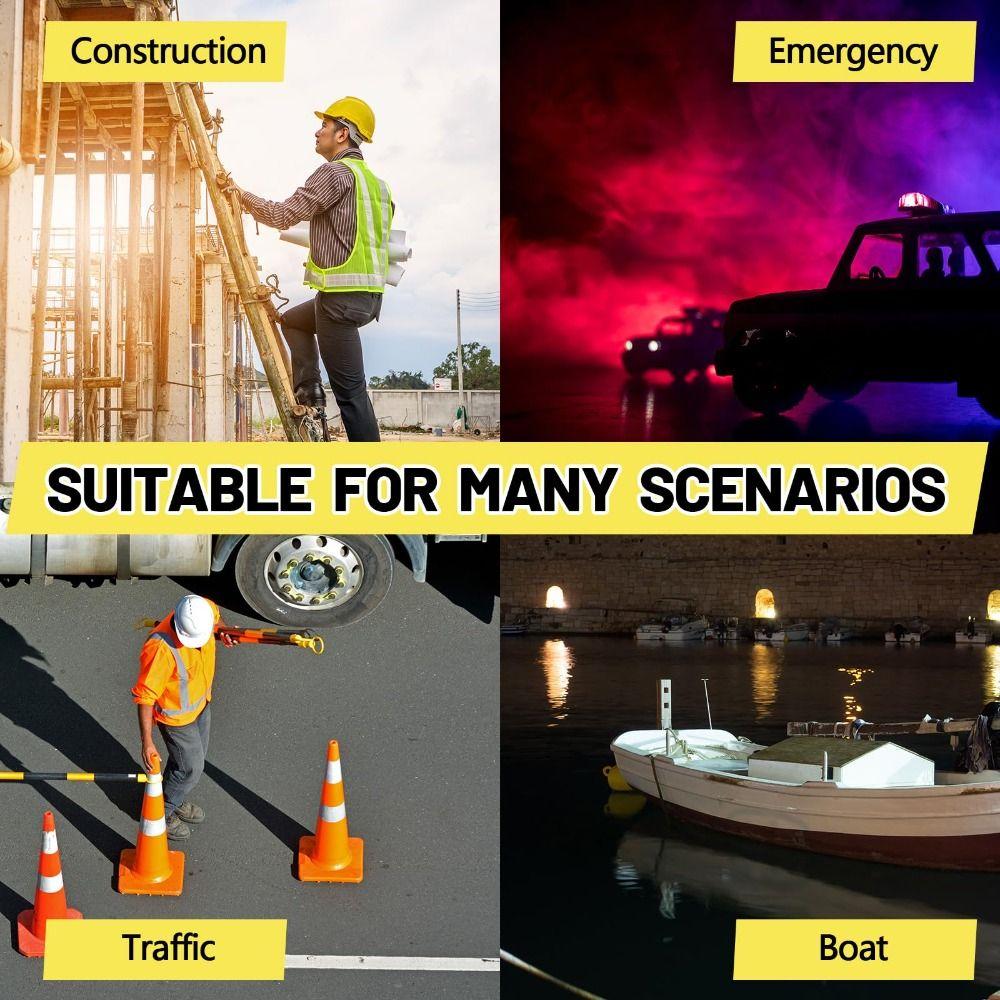 Solar Power Solar Industrial Warning Lights Solar Barricade Warning Light  Outdoor