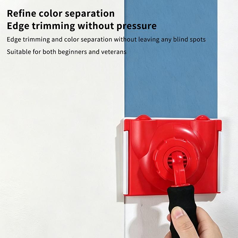 1Set Professional Latex Paint Edger Brushes Multifunctional Wall Ceiling Corner Painting Brush Color Separator Trimmer Tools