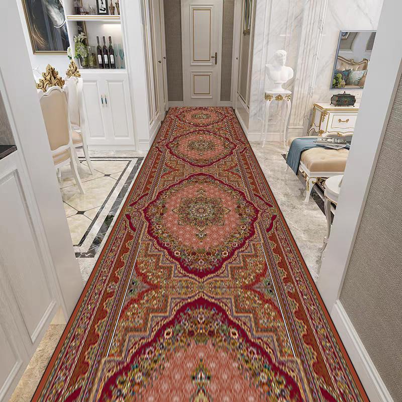Retro Persian Carpet Runner Rug for Living Room Hallway Stairs Home Decor Kitchen Mat Corridor Aisle