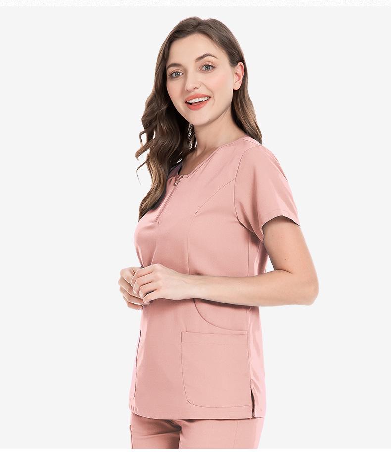 Women's Surgical Suit - Quick Dry, Elastic Hand Wash Set for Hospital Nurses and Dental Professionals