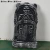 Three-dimensional Foam Tombstone Halloween Props Bar Haunted House Secret Room Horror Decoration Pieces 4 A Set