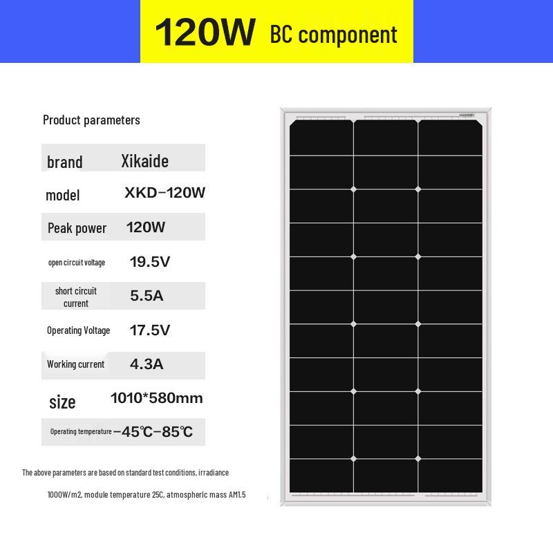 Brand New 200W Monocrystalline Solar Panel for 12V/24V Photovoltaic Power System - Free Shipping
