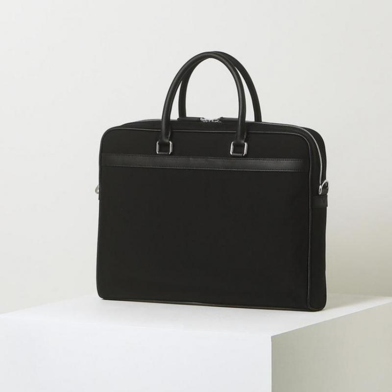 Daks Nylon Briefcase  Fits 15 Inch Laptop  Black Dd Pattern Dbba5f591bk