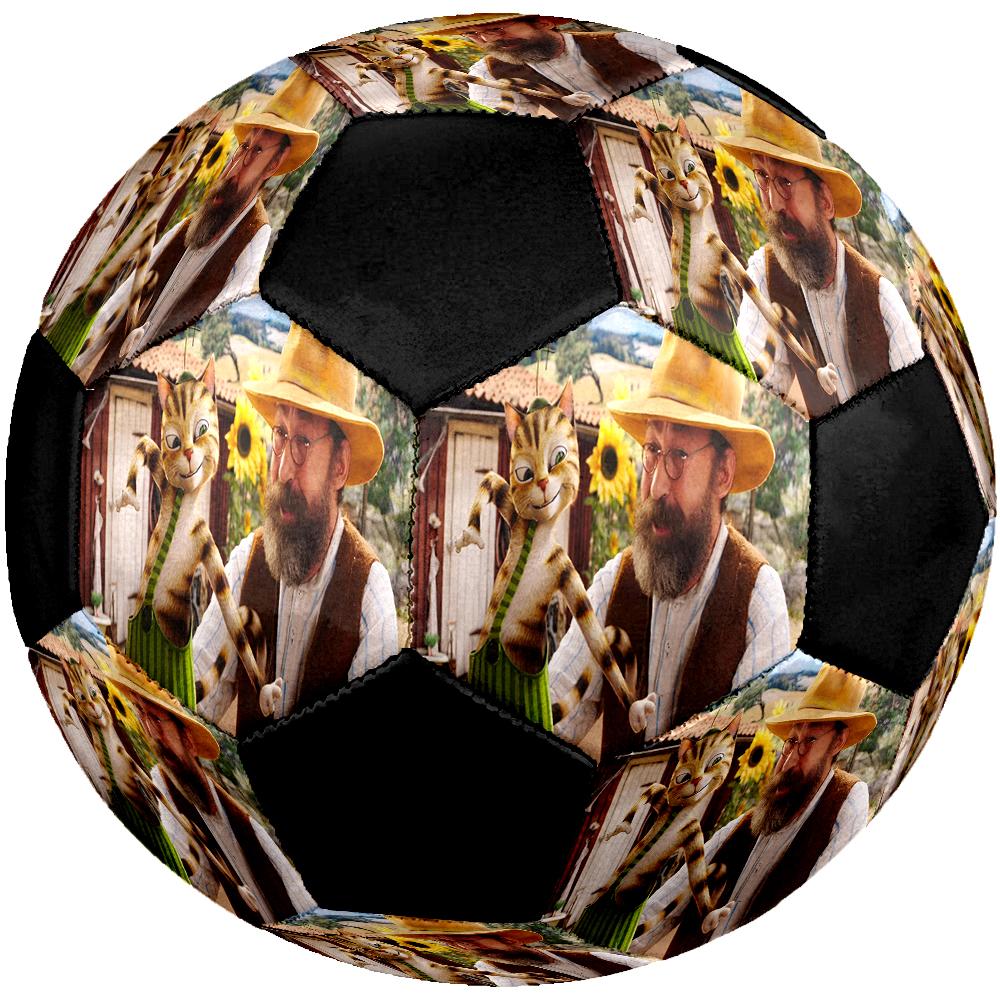 Pettson and Findus Theme Size 5 Soccer Ball, Suitable for Both Indoor and Outdoor Matches, a Gift Suitable for Everyone.