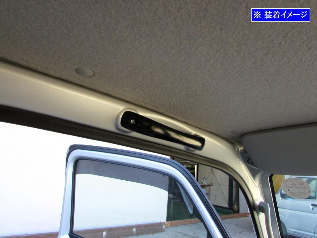 BRIGHTZ Aluminum Assist Grip 1 for Jimny Sierra JB43W Fits and 43 (Black, Piece) (INT-GRIP-042-1PC) - JB, JB43, B43, models.