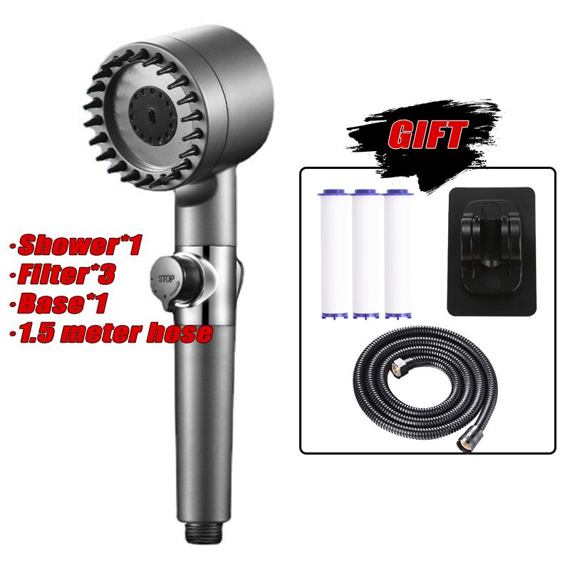 Bathroom Shower Heads High Pressure Portable Shower Faucet Filter Rainfall Rinser Bathtub Bathroom Accessories