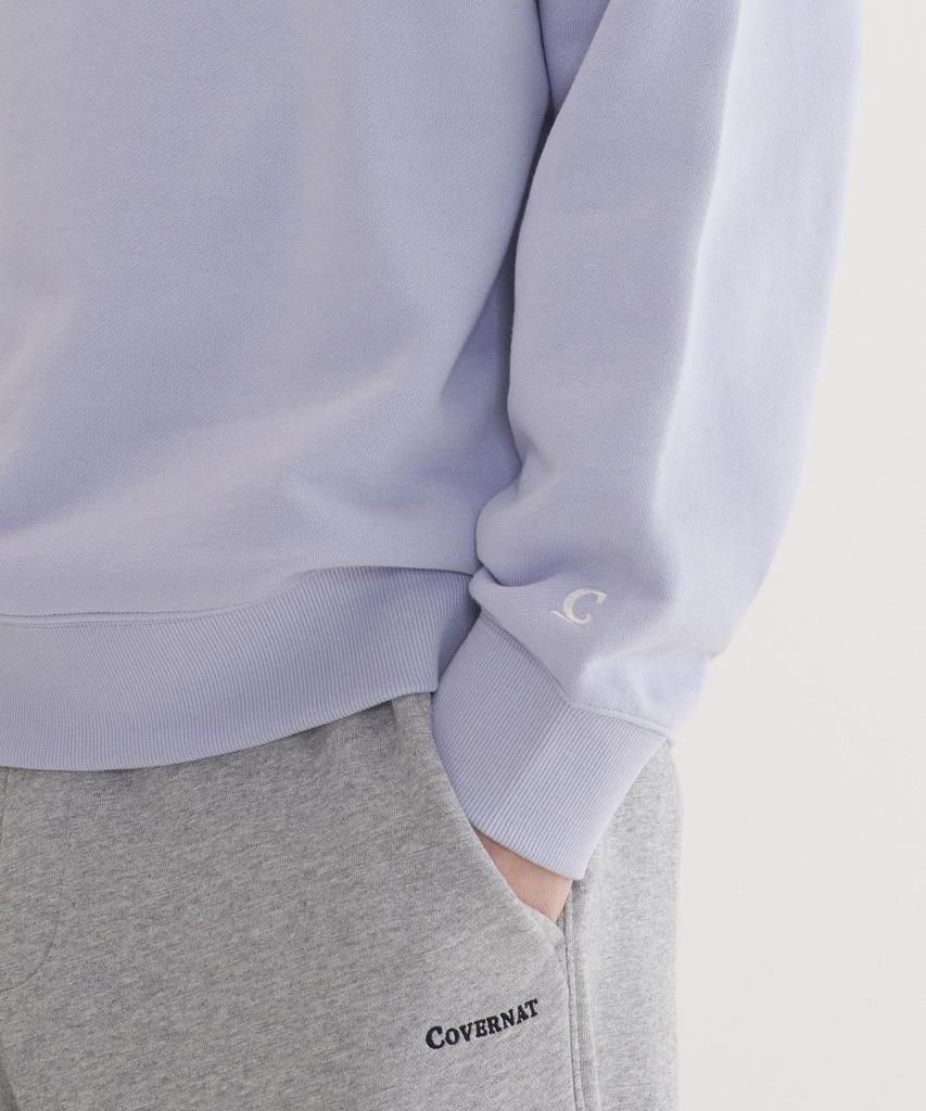 COVERNAT Small Authentic Sweatshirt Lavender